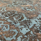 363 x 295 cm Hand-Knotted Ultra Vintage Persian Wool Rug