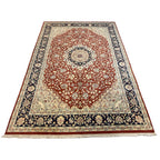275 x 183 cm Afghan Chobi Sutri Hand-Knotted Wool Rug