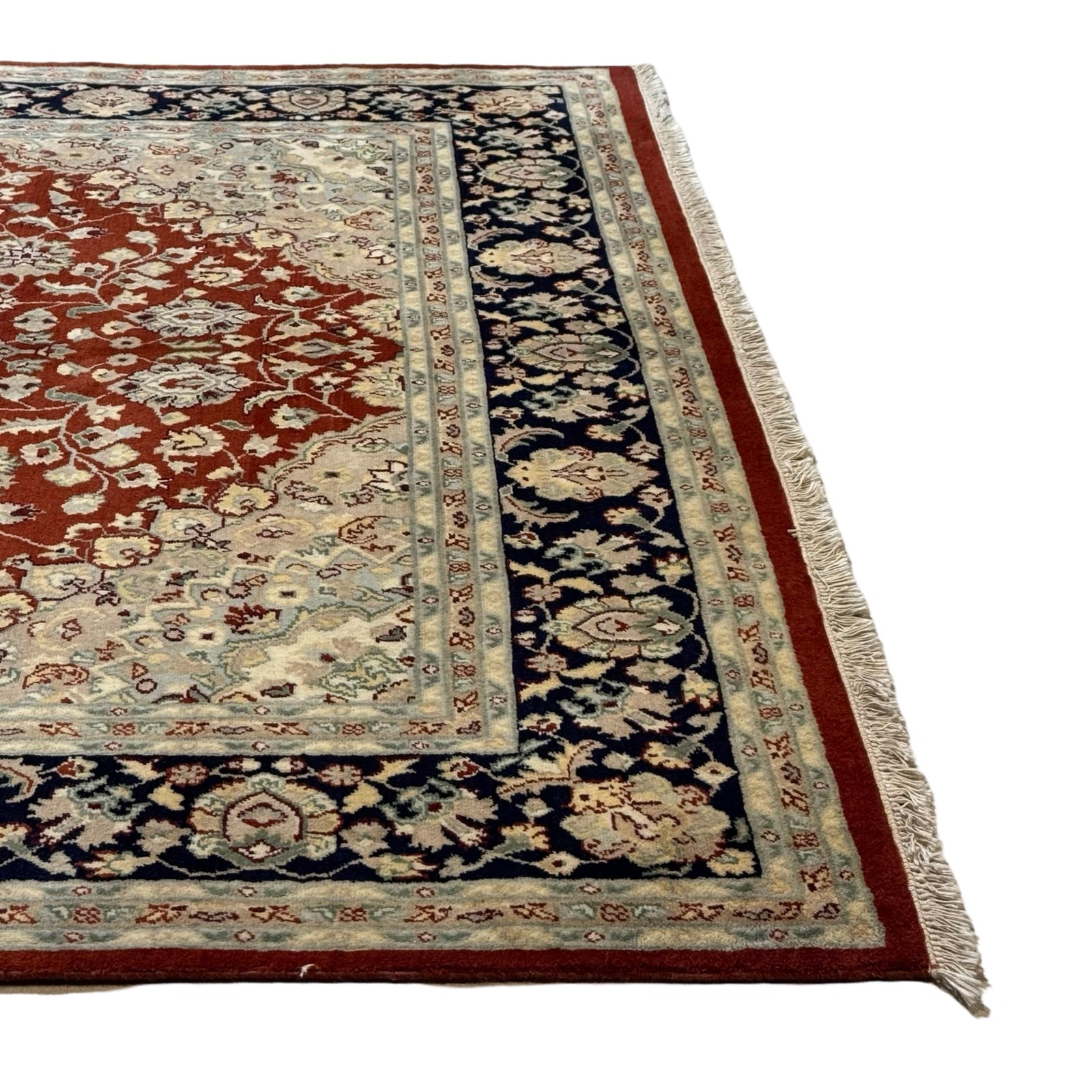 275 x 183 cm Afghan Chobi Sutri Hand-Knotted Wool Rug