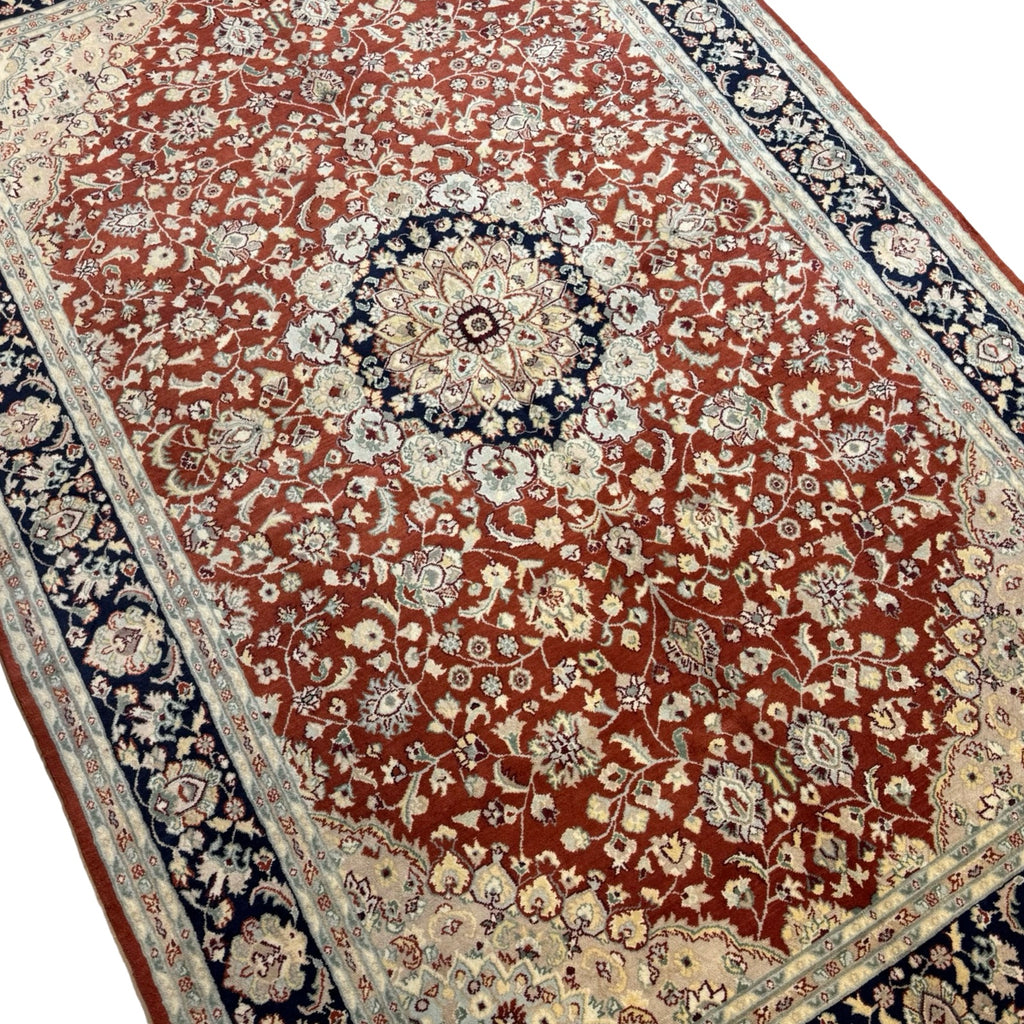 275 x 183 cm Afghan Chobi Sutri Hand-Knotted Wool Rug