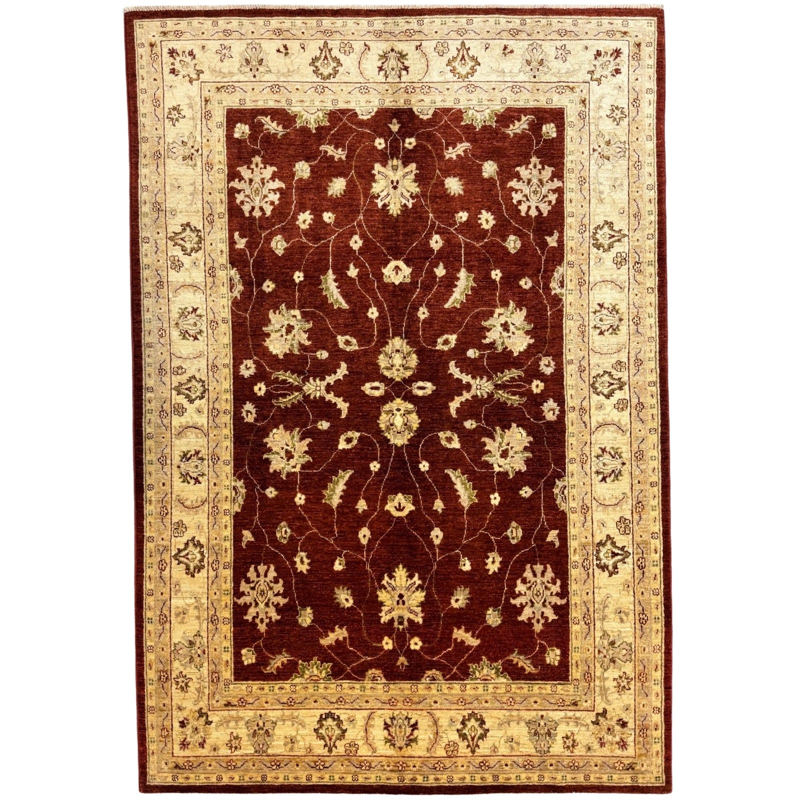 249 x 167 cm Afghan Ziegler Chobi Hand-Knotted Wool Rug