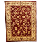 228 x 175 cm Afghan Chobi Ziegler Hand-Knotted Wool Rug