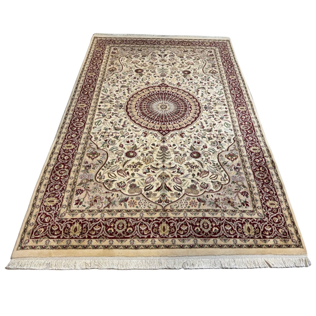 282 x 183 cm Afghan Chobi Sutri Hand-Knotted Wool Rug
