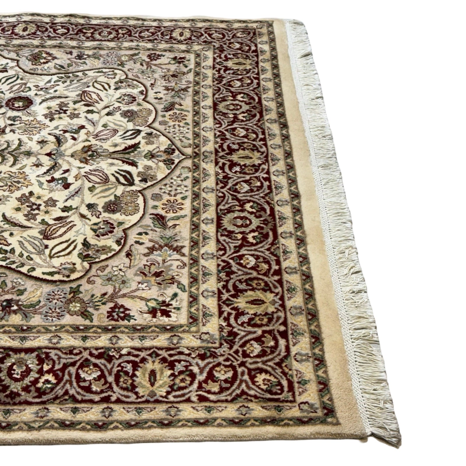 282 x 183 cm Afghan Chobi Sutri Hand-Knotted Wool Rug